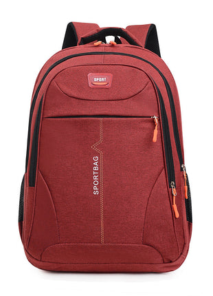 Fashionable Large Capacity Simple Double Shoulder Travel School Bag