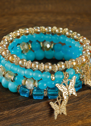 Crystal Multi-layer Beaded Bracelet