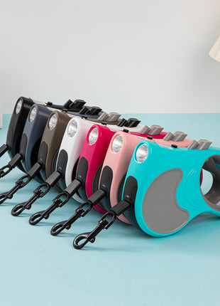New Automatic Retractable Pet Leash with Light