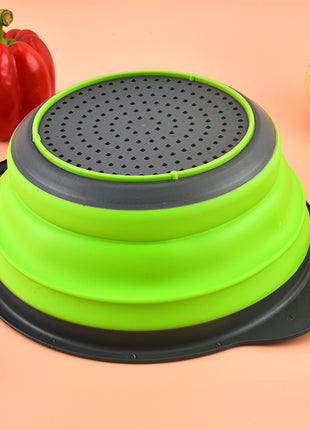Folding Kitchen Multi-Functional Drain Basket Set of 2