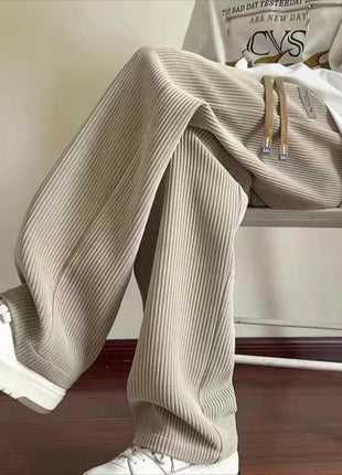 Men's Spring and Autumn Loose Straight Casual Pants