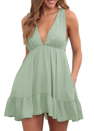 Backless Sleeveless Sling Dress