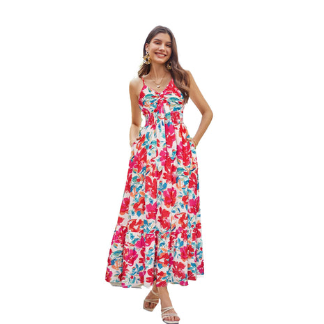 Bohemian Slip Vacation Dress
