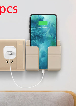 Mobile Phone Charging Storage Rack Punch-free Sticky Storage Box