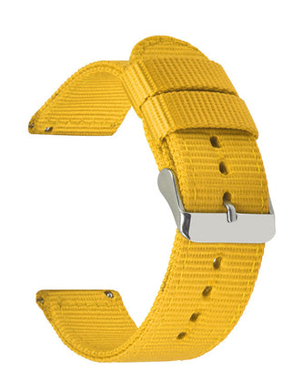 Solid Nylon Canvas Watch Strap