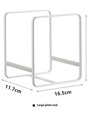 Japanese-Style Kitchen Dish Rack Cabinet – Space-Saving Organizer