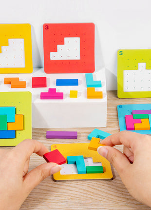 Quick Fix Building Block Puzzle Children's Educational Board Game Toy