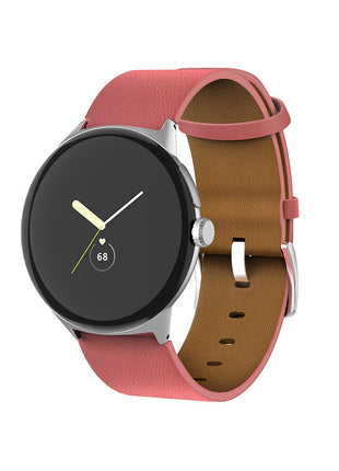 Applicable to Google Watch Straight Interface Leather Strap