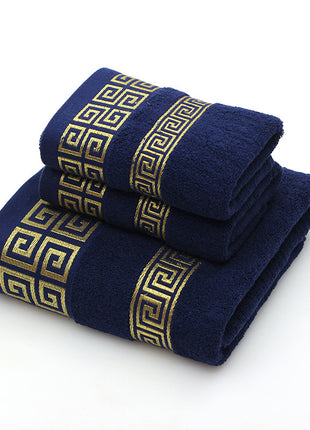Cotton Towels Three-Piece Set – Soft & Absorbent