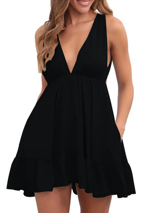 Backless Sleeveless Sling Dress