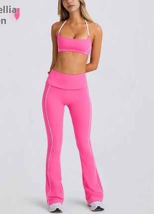 Yoga Clothes Strap Tube Top & Pants Exercise Suit