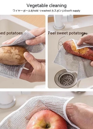 Steel Dishcloth Kitchen Cleaning