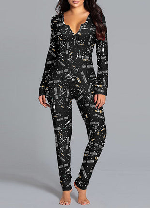 Halloween Long Sleeve One Piece Pyjamas
