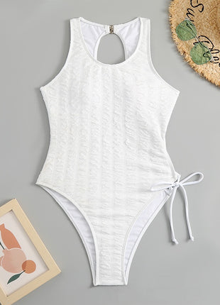 New Back Hollow Out Strap One Piece Swimsuit