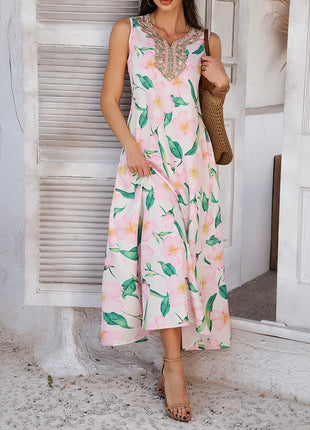 Sleeveless A- Line Dress