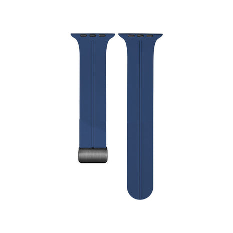 Magnetic Suction Folding Buckle Silicone Applicable to Apple Watch