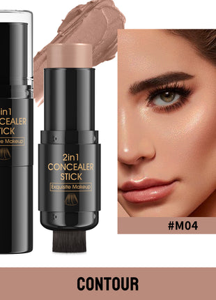 HelloKiss Double-Head Contour & Highlight Stick with Brush