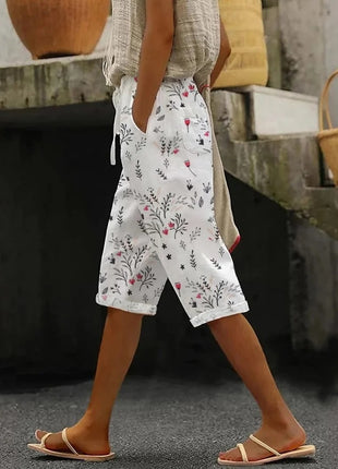 Casual Drawstring Seersucker Pocket Beach Shorts