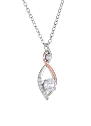 Simple Smart Necklace Two-color Electroplating