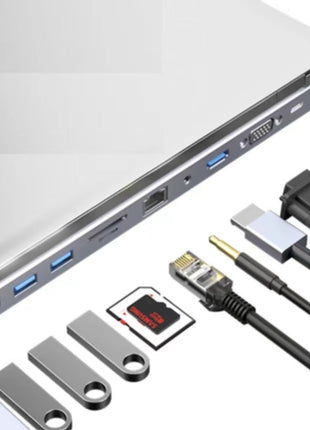 3in1 Up 12in1 Multi-function Type-C Expansion Dock Station