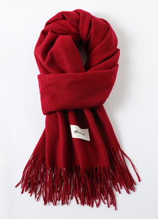 Tassel Cashmere Scarf