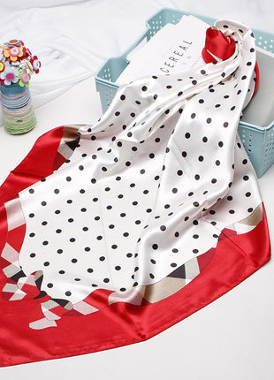 High-end Versatile Vintage Printed Workplace Scarf