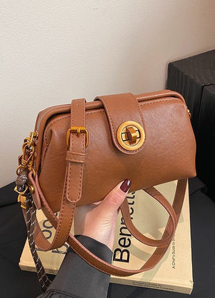 High Sense Niche Retro Frosted Crossbody Bag