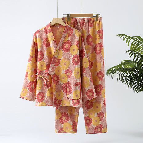 Pure Cotton Gauze Pyjama Set