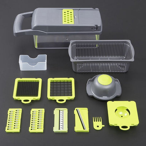 7-in-1 Multifunctional Vegetable & Fruit Cutter – Slicer, Dicer & Chopper