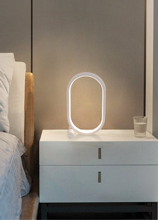 Modern Creative Oval Acrylic Lamp Touch Control Dimmable