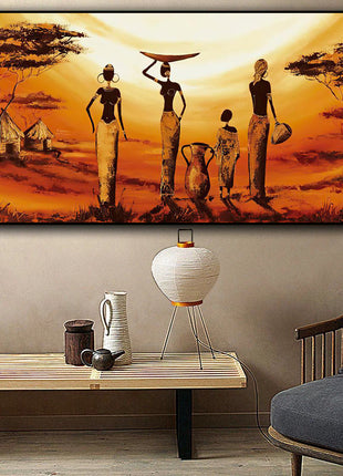 Abstract African Woman - 60x120 cm