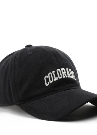 Japanese Fashionable Retro Letter Embroidery Cap