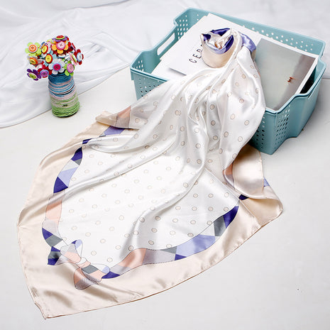 High-end Versatile Vintage Printed Workplace Scarf