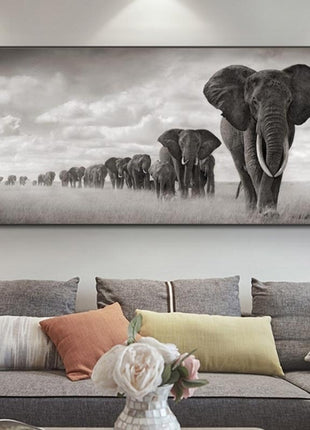 African Elephant - 60x120 cm