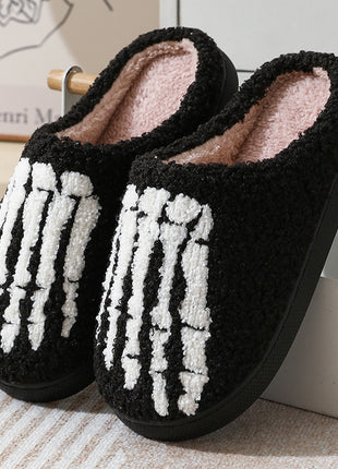 Halloween Ghost Hand Cartoon Thermal Cotton Slippers