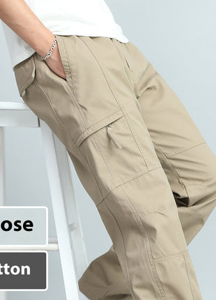 Pure Cotton Casual Pants