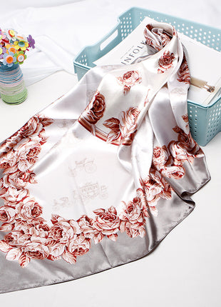 High-end Versatile Vintage Printed Workplace Scarf