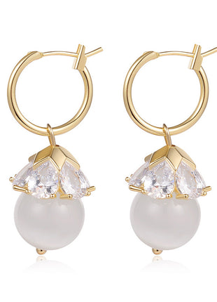 Opal Butterfly Stud Earrings