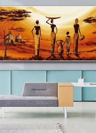 Abstract African Woman - 60x120 cm