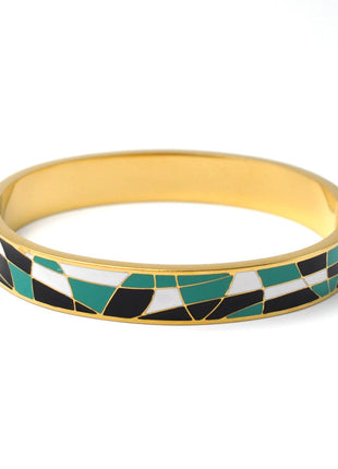 Stainless Steel and Enamel Bangles