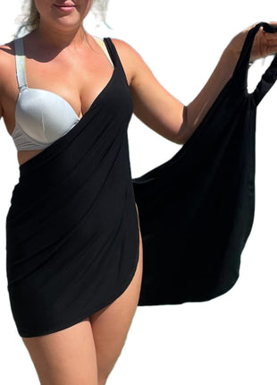 One-piece Plus Size Backless Swimsuit Cover