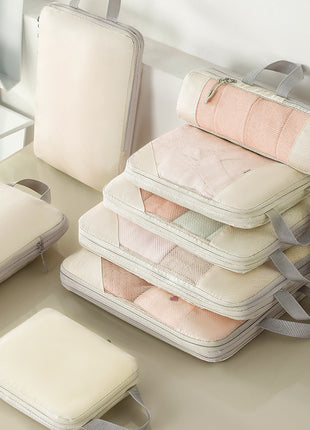 Travel Compression Mesh Storage Bag Suit Combination