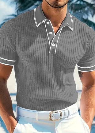 Men's POLO Short-sleeved Shirt Summer