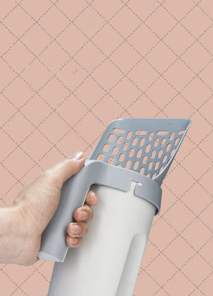 Storage Box Integrated Cat Litter Shovel Set