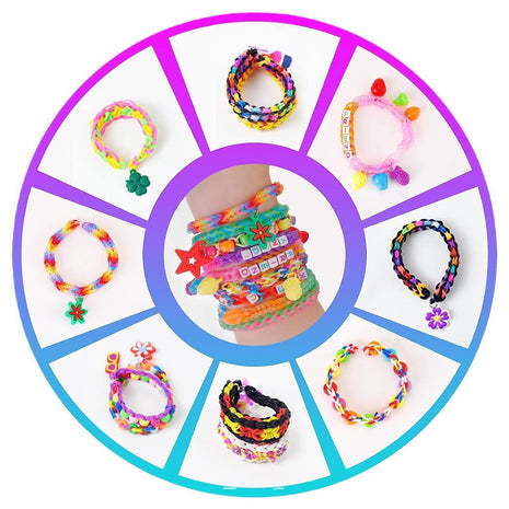 40 Grid 2500 Rainbow Handmade Knit Device