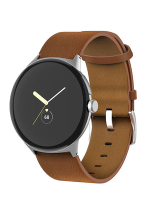 Applicable to Google Watch Straight Interface Leather Strap
