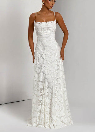 Summer Sling Chiffon Elegant Backless Party Dress