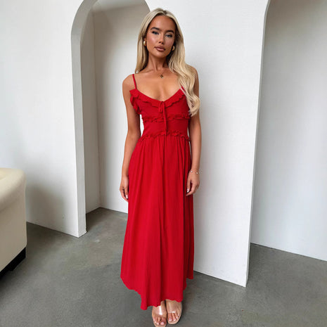 INS Casual Loose Vacation Dress