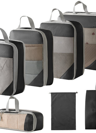 Travel Compression Mesh Storage Bag Suit Combination