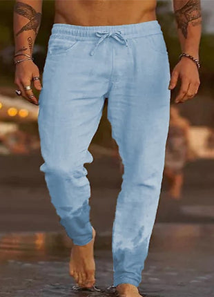 Cotton Linen Loose Beach Pants